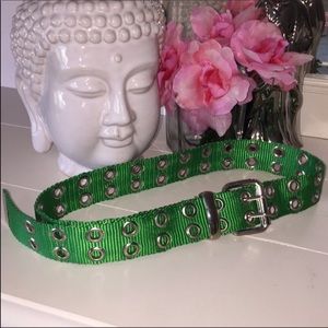 Green Grommet Belt